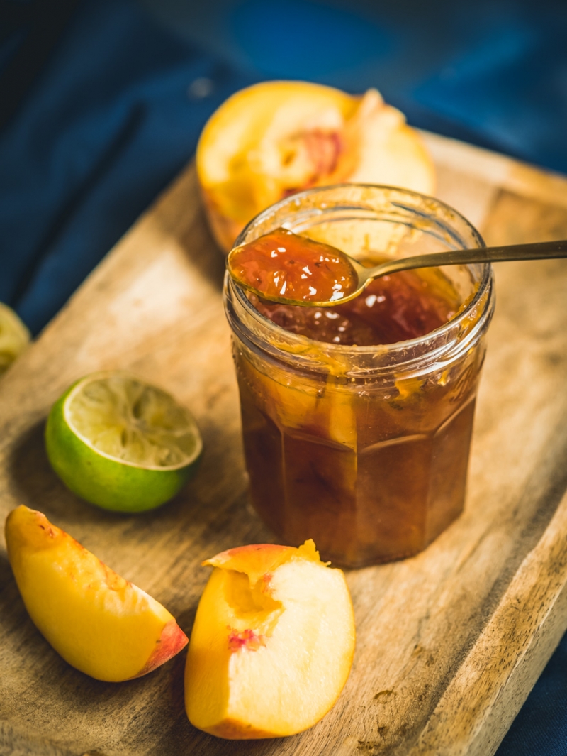 Peach and Lime Jam