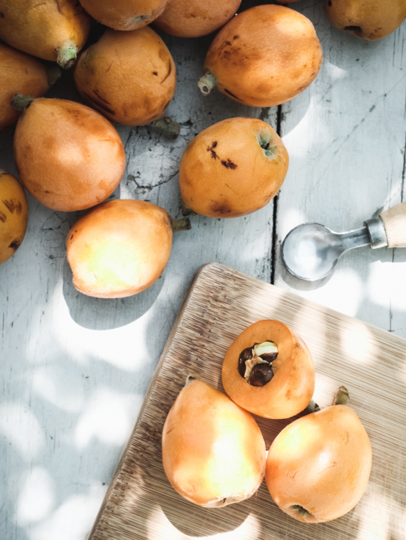 Pickled Loquats and a Loquat seed Liqueur