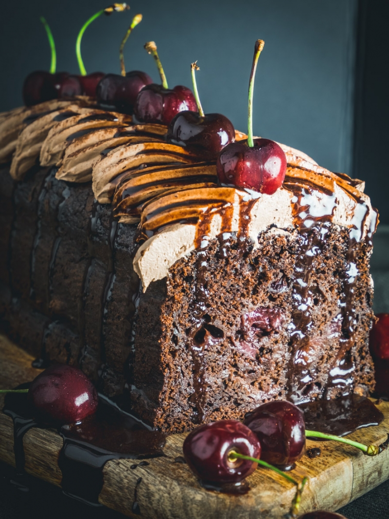 Chocolate and Cherry Cake