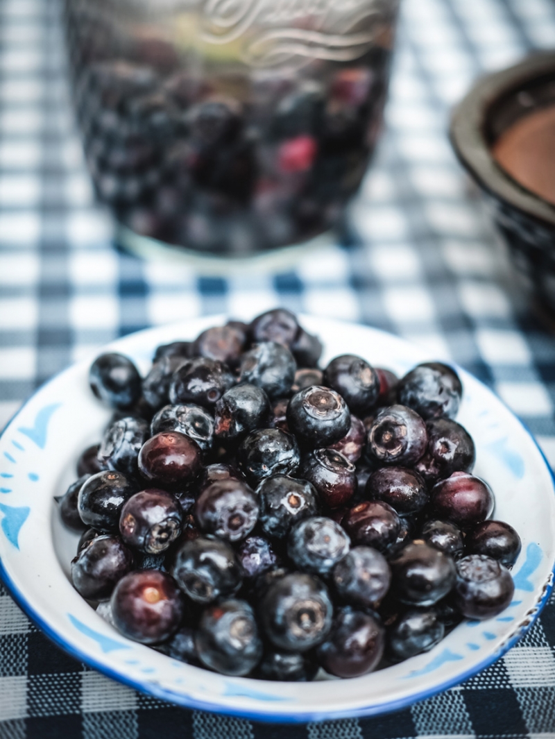 Vodka with Blueberries