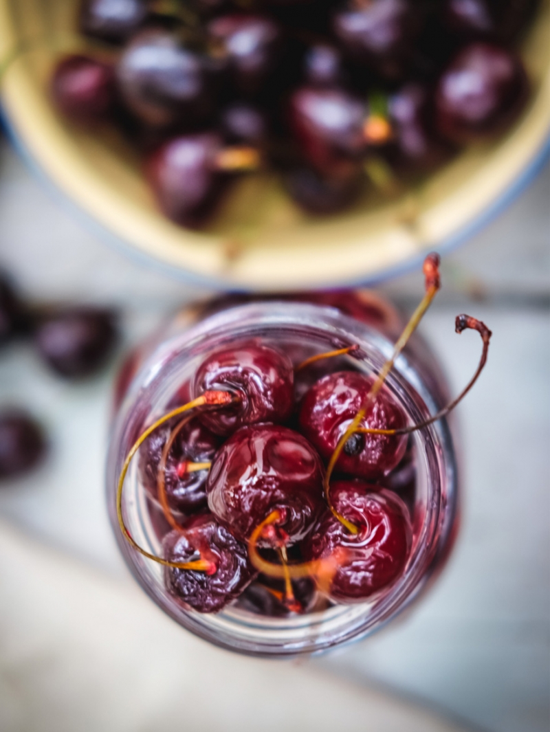 Pickled Cherries