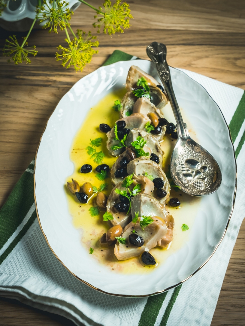 Steamed Artichokes in EVOO